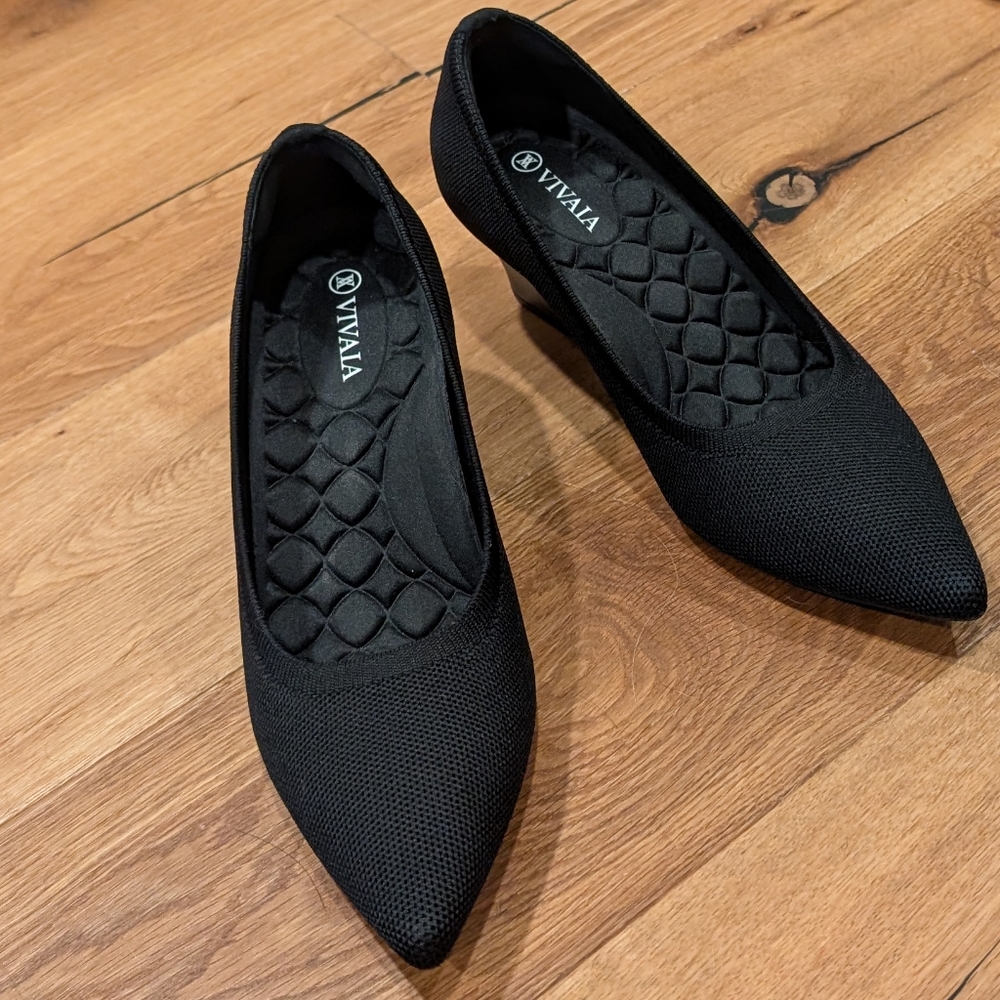 Pointy Toe Wedge Pumps Vivaia Aria Pro